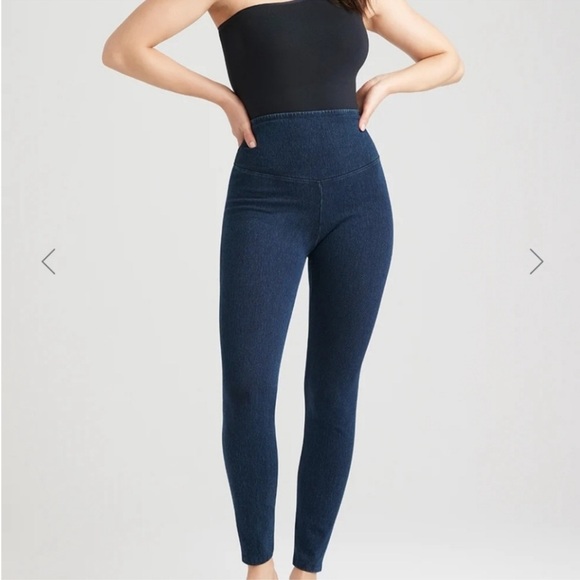 Women’s Yummie Denim Shaping Leggings Size Medium - Picture 2 of 7